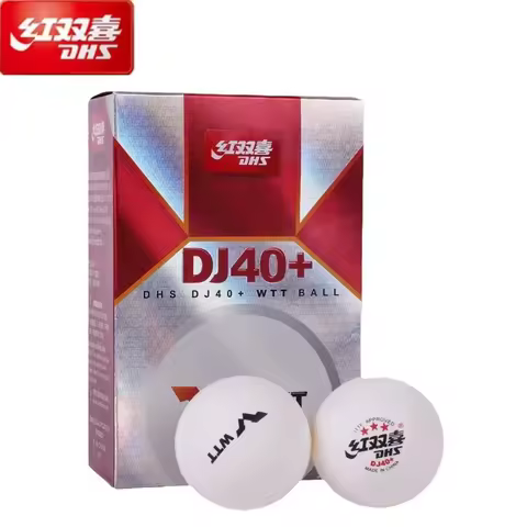 6 Pcs/Box DHS WTT Ping Pong Balls DJ40+ Official Table Tennis Games Use 3 Star Table Tennis Balls fo