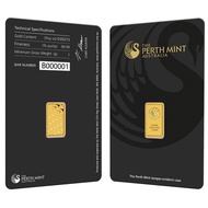 [READY STOCK] Perth Mint Australia Emas 1 Gram Oversea Gold Bar 24k 999.9 LBMA Limited Stock Collect