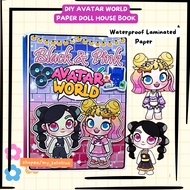 DIY Paper Doll House Avatar World Paper doll Avatar Paper Doll House Book DIY Activities For Kids Pa
