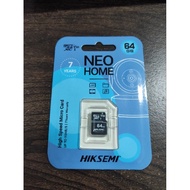 Micro SD 64Gb hikvision memory card 64GB