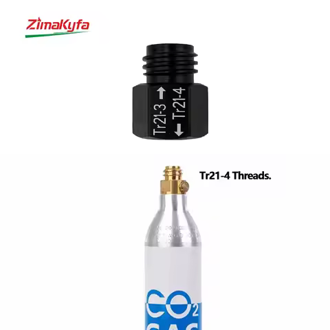 Soda CO2 Gas Convertor Adaptor for Sodastram Tr21-4 Female to Tr21-3 Male Threads Quooker Cube Tank 