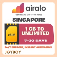 🇸🇬[SG SELLER]🇸🇬 Airalo eSIM – SINGAPORE Data | 100% Digital SIM | No Roaming