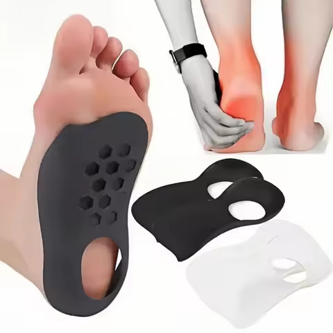 4PCS Arch Support Half Arch Correct Insoles - Orthotic Shoe Insoles High Arch Support for Plantar