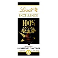 瑞士蓮特醇排裝 100% 可可黑巧克力 50g 可可濃郁 口感絲滑 醇厚微苦 排裝便捷 休閒零食