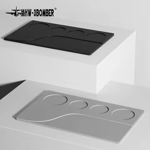 MHW-3BOMBER YU Series Silicone Espresso Tamping Mat, Non-Slip Barista Tool with Storage Pad, Home Co