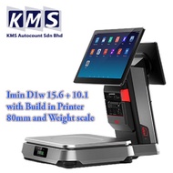 Imin D1w 15.6 + 10.1 with Build in Printer 80mm and Weight scale
