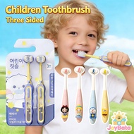 3 Sided Kids Toothbrush Soft Bristles Infant Toddler Dental Care Cleaning Brush for Children