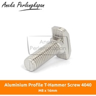 T-Hammer / T Bolt / T Nut Hammer Screw Aluminum Profile 4040 M8x16