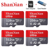 1TB Micro Memory SD Card 128GB 256GB High Speed SD Card SD/TF Flash Card 512 GB Memory Card for Phone Cameras MP3/MP4 Player