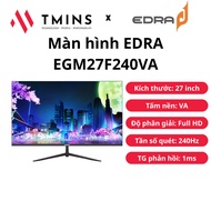 EDRA EGM27F240VA monitor (27 inch/VA/FHD/240Hz/1ms) - Genuine product