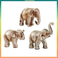 [Chiwanji1] Resin Elephant Ornaments Figurines Creative Nordic Style Tabletop Decoration Elephant St