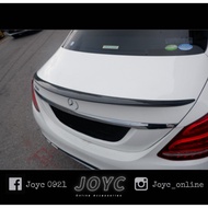 Mercedes W205 C class C180 C200 Ducktail Spoiler AMG design Gloss Black / Carbon fiber