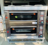 2 deck 4 trays Gas oven