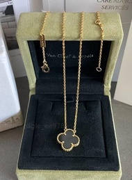 Van Cleef & Arpels梵克雅寶 Alhambra四葉幸運系列 黑瑪瑙四葉草項鏈 女款