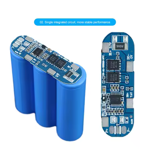 BMS 3S 8A 11.1V Same Port 18650 Li-ion Battery Charging Protection Board Battery Balancer PCB BMS Po