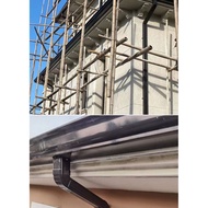 Aluminum alloy rainwater drainage pipe, rainwater drainage pipe, rural gutter, roof drainage pipe, g