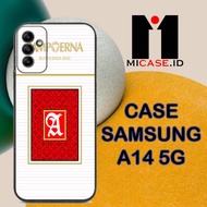 SAMSUNG A14 5G Case - SAMSUNG A14 5G Fashion Case Latest 2022 MI.CASE [ roko ] Soft Case Glass SAMSU
