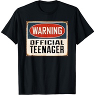 Official Teenager Warning Sign - Funny 13Th Birthday T-Shirt