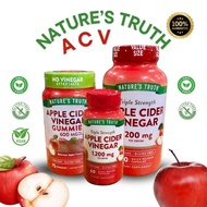  Nature's Truth Apple Cider Vinegar Capsule And Gummies From America 100% Authentic
