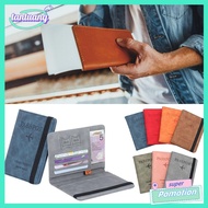 TANTUANG Multi-function Leather Ultra-thin Credit Card Holder RFID Wallet Passport Bag Travel Cover 