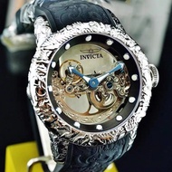 Invicta Men Wrist Watch Automatic Mechanical Classic Leather Strap Fashion Best Gifts INA