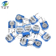 DIY 65pcs RM063 100 ohm -1M ohm 13 kinds * 5 PCS=65PCS vertical Blue White adjustable Resistor KIT