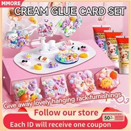 Guka DIY Keychain Set Material Customized Sticker Cute Key Chain Pink Things Gift Toys 522/883pcs