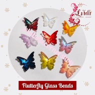 Flutterfly Glass Beads Butterfly Wing Glass Beads
