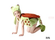 Childrens Dance Costume Marine Animal Sea Turtle Lobster Octopus Sea Star Fish Festival Parent-Child