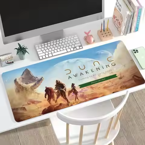 Dune awakening Mouse Pad Large Mouse Pad & Computer Game Mouse Mat (35.4x15.7IN/31.5X15.7IN Map) (90