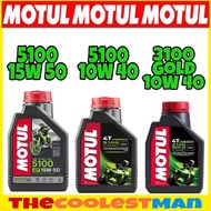 🔥💯%ORIGINAL❗️ MotuL 4T 3100 Gold 5100 10W40 15W50 Motorcycle Engine Oil Minyak Hitam 🔥Fast Shipping❗️