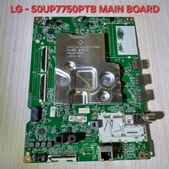 LG 50UP7750PTB TV 50 INCH MAIN BOARD POWER BOARD LVDS RIBBON TAKEN OUT FROM TV SCREEN CRACK
