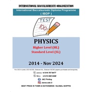 IB Past Year Papers (IBDP) Physics SL/HL 2014 May/Oct - 2024 May/Oct