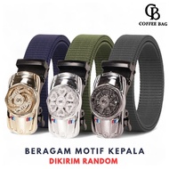 [CB] Children's Belt with Rotating Wheel Nylon Strap 115 cm Long Random Head Motif AH-139 kids belt 