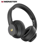 👍電競聽歌首選👍頭戴式monster sound mission 100 真無線藍牙運動耳機🌟（免費順豐智能櫃）（續航時間長）（二合一快充數據線）黑白色選擇，個性化空間音頻，無線降噪，可調降噪，通話清