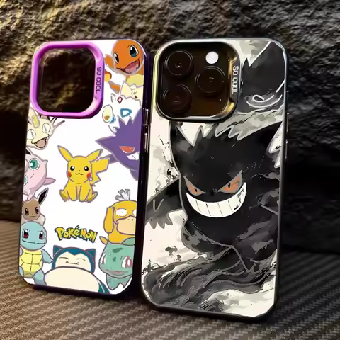 Pokemon Pikachu Gengar Case For Samsung Galaxy M23 M15 M30S M31 A50 A30 A20 A21S A12 A02 A03S A22 A1