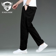 Eaglade Cargo Pants Men In Black Plus Big Size Cotton FC2226