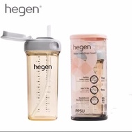 Hegen straw cup drinking bottle 11oz 330ml PPSU water cup hegen straw spout