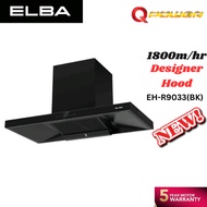 Elba Designer Hood EH-R9033 (BK) Suction Power 1800m/hr