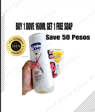 Buy Dove Conditioner 160mL Get 1 free of soap
