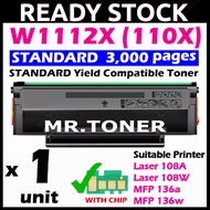 W1112A 110A W1112X 110X W1112XL W1112XXL Compatible Laser Toner HP Laserjet 108A 108w MFP136 MFP 136