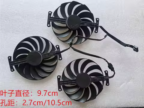 97MM T129215SU CF1010U12S Cooler Fan Replacement For ASUS ROG Strix GeForce RTX 3070 3080 3090 3060T