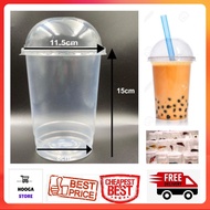 (TERMURAH HARI INI!) 50 PCS - Disposable Plastic Cup 32oz PP with Dome Lid / Cup Cawan Besar Boba 32