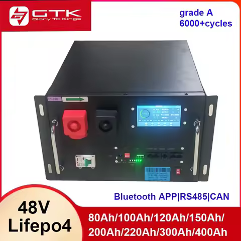6000 Cycles 48V 100ah Lifepo4 Battery 51.2V 200ah 120ah 150ah 300ah 400 ah Lithium battery CAN RS485