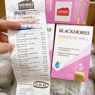 Blackmores conceive well gold fertility pills 56 Australian pills, blackmores egg supplement