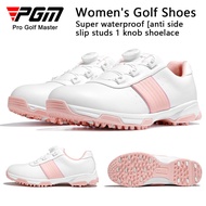 PGM Golf Shoes Women's Casual Sports Shoes Knob Shoelaces No Spike Shoes Golf Women's Shoes Waterpro