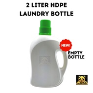 [EMPTY] 2 Litre/ 2 Liter HDPE Plastic Bottle For Detergent/ plastic water storage tanks. botol plast