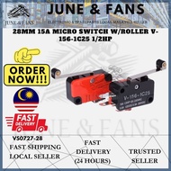 28MM 15A MICRO SWITCH W/ROLLER V-156-1C25 1/2HP (VS0727-28)