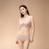QINGWEN Bust Bra Full Coverage Shaping Bra Plus Size C75-D95 Comfortable Support Slimming Bra Ready 