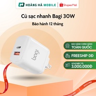 Bagi 30W 2-port USB Type-C PD30W fast charger